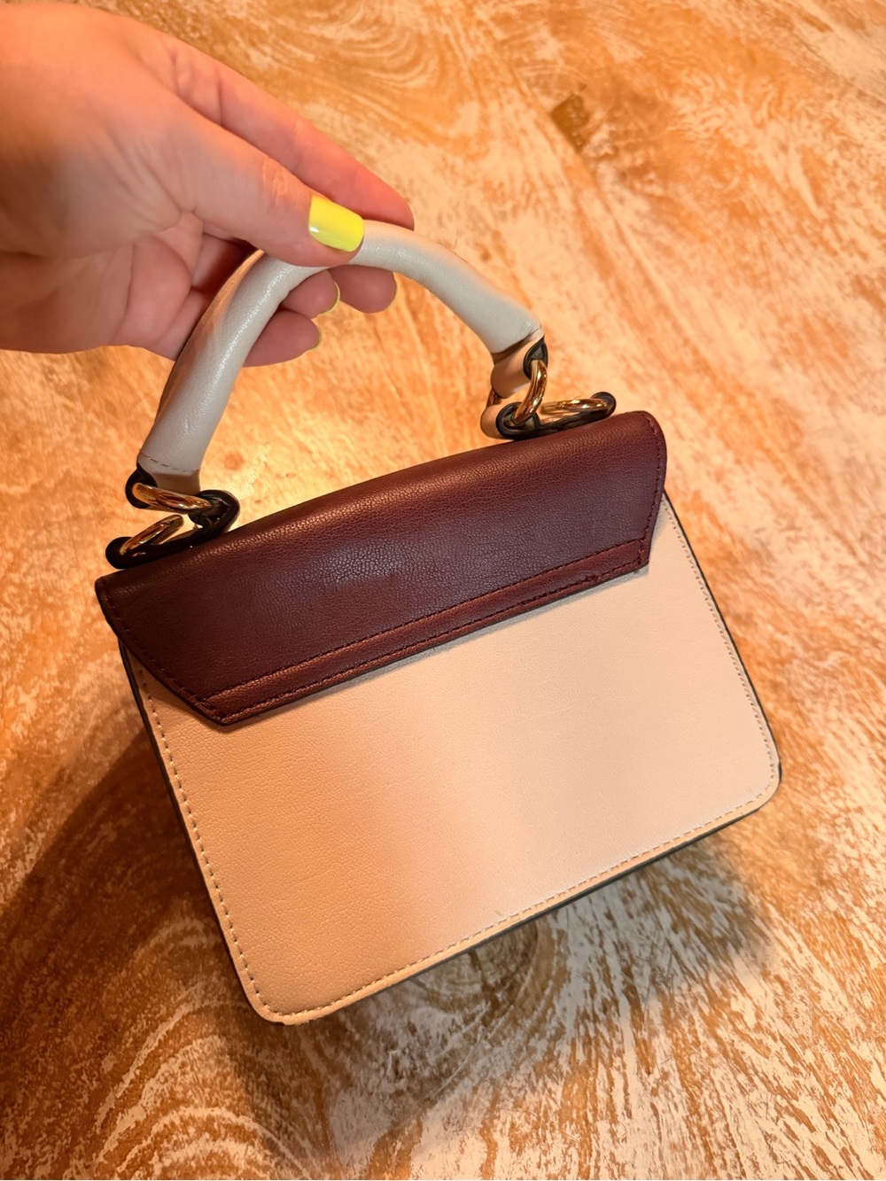 BCBG Colorblock Top-Handle Mini Bag - Picture 7 of 9